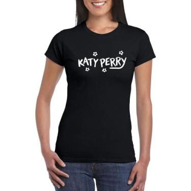 Imagem de Camiseta Feminina Katy Perry Florzinhas Baby Look - DTF - SEMPRENALUTA