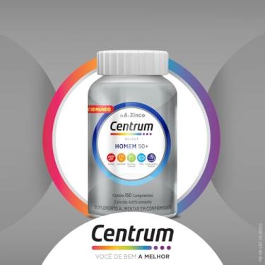 Imagem de Kit Centrum Select Homem 50 mais Multivitamínico De A a Z, Suplemento Alimentar, 150 comprimidos + Centrum Select Mulher 50 mais Multivitamínico De A a Zinco, Suplemento Alimentar, 150 comprimidos