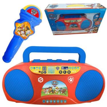 Imagem de Boombox Patrulha Canina Karaokê Infantil Candide, Patrulha-Canina