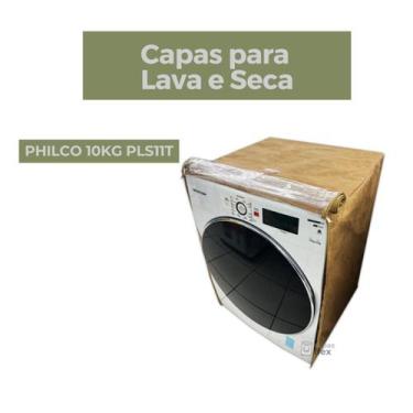 Imagem de Capa lava e seca philco 10kg pls11t transparente flex - Capas Flex, BE