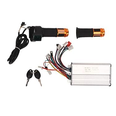 Imagem de Kit de Controlador de Bicicleta Elétrica, Kit de Controle de Acelerador de Motor 48V 1000W Kit de Modificação de Bateria de Lítio de Bicicleta Elétrica Com Punho de Acelerador