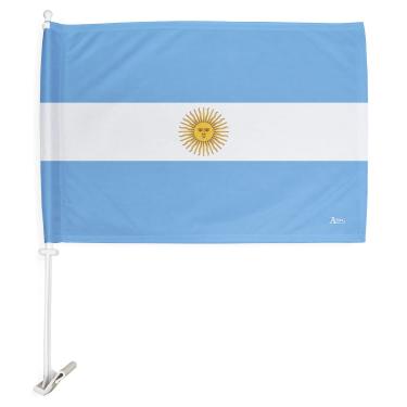 Imagem de Ornament Collection Bandeira de carro Bandera Para Carros De Argentina Suporte De Clipe De Janela Acessórios Auto Esportes Fãs Presentes Liga Jogos Olímpicos Artigos De Festa, Decorações Patrióticas