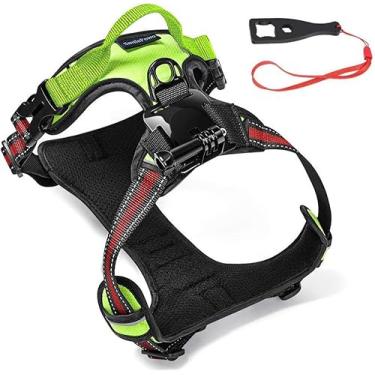 Imagem de SmilePowo Peitoral para cães com alça traseira para GoPro Hero 10, 9, 8, 7, 6, 5, 4, 3 Max, Black Hero 2018 Session Fusion, prata, branco, Insta360, DJI, AKASO DBPower, câmera de ação para caminhada