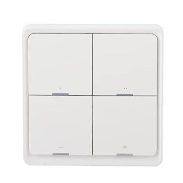 Imagem de Interruptor Dimmer, Painel Inteligente de 4 Vias para Automação Residencial, Interruptor de Cena, Controlador de Parede, Controle de Aplicativo de Telefone Móvel para ZigBee