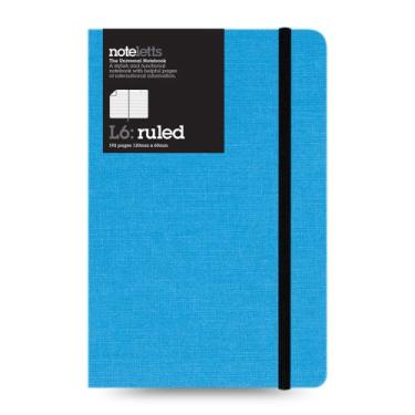 Imagem de Caderno universal Letts Noteletts, médio, pautado, azul, 16 x 11 cm, 192 páginas (LEN6RBE)
