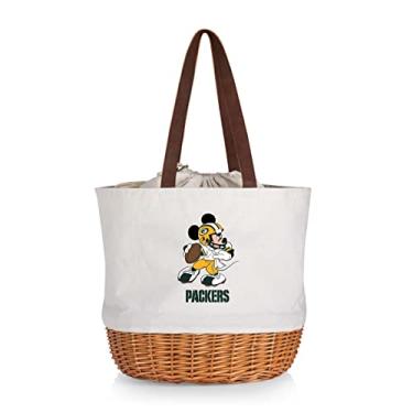 Imagem de PICNIC TIME Sacola Green Bay Packers NFL Disney Coronado Canvas & Willow Basket
