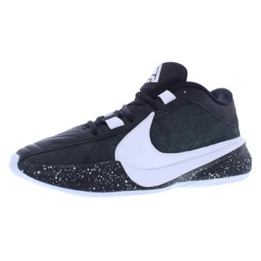 Imagem de Nike Tênis de basquete masculino Zoom Freak 5, Preto/platina pura/branco, 44