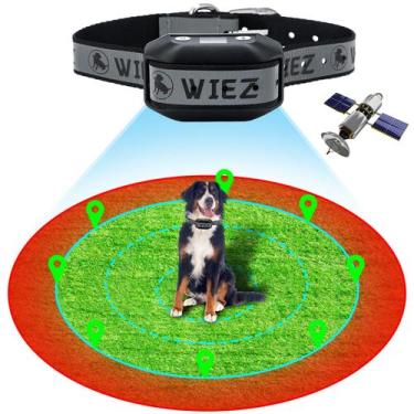 Imagem de Cerca GPS sem fio para cães WIEZ Electric para cães ao ar livre