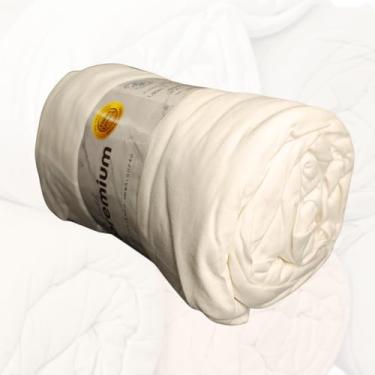 Imagem de Lençol Avulso Queen com Elástico Malha 100% Algodão Vivaldi Premium Sul Brasil (Pérola)