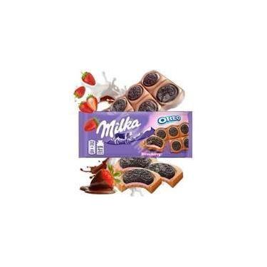 Imagem de Chocolate Oreo Strawberry MILKA 92g