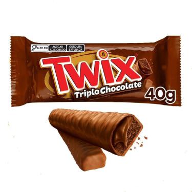 Imagem de Chocolate Twix Triplo Chocolate Individual 40g