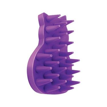 Imagem de KONG Escova Cat ZoomGroom – Ferramenta de limpeza de borracha macia para escovar, massagear, tomar banho e reduzir bolas de pelo