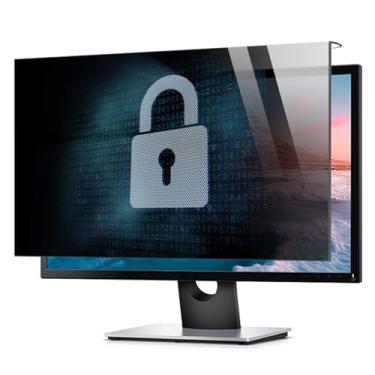 Imagem de HXLXWUSC Película de privacidade para computador, protetor de tela com bloqueio de luz azul, filtro de tela universal removível para monitor de computador, 45-81 cm, para uso escolar (25/27 polegadas