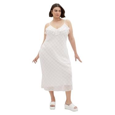 Imagem de City Chic Vestido feminino plus size - Ria, Mini xadrez, 58