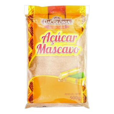 Imagem de Kit c/ 2 Acucar Mascavo DaColonia Pacote 500g - DaColônia