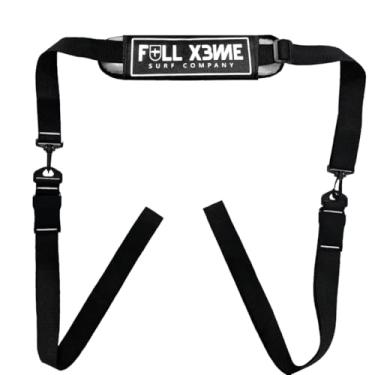 Imagem de Alça de Transporte para Prancha de Surf, Ajustável, Ombreira Acolchoada 40mm, Preto