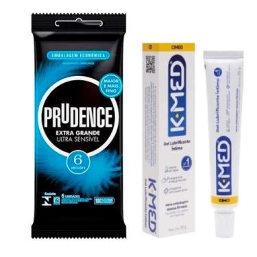 Imagem de Preservativo Prudence Extra Grande Ultra Sensível 6 Unidades 56mm + km