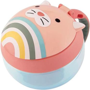 Imagem de Porta snack zoo gatinha rosa - skip hop