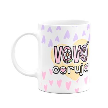 Imagem de Caneca Avós - Vovó coruja - 325ml - Branca