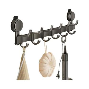 Imagem de Gancho De Porta Com Ventosa De Alta Resistência, Gancho Traseiro Para 