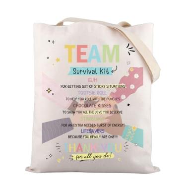 Imagem de Zuo Bao Bolsa de ombro HR Team Kit de sobrevivência de equipe de agradecimento de funcionários voluntários presente de boas-vindas, Sobrevivência em equipe