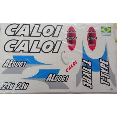 Imagem de Adesivos colante bikes caloi t-type 21 vel al 6061 azul - Amazonas