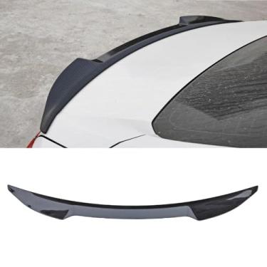 Imagem de Asa de teto traseiro compatível com Accord Inspire 2019-2022 Kit de carroceria Spoiler de porta-malas traseiro acessórios para carro (aparência de fibra de carbono)