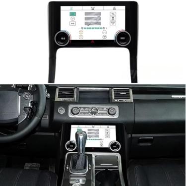 Imagem de Painel de ar condicionado assento traseiro AC controle climático kit de carroceria de ar condicionado traseiro para esportes 2010-2013 kits de estilo (preto)