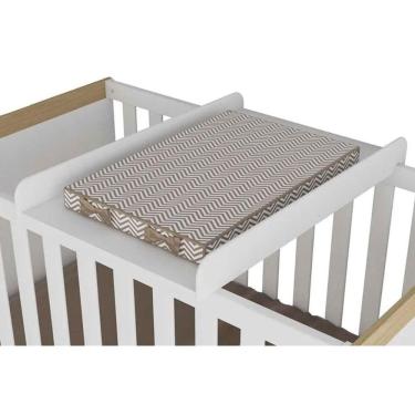 Imagem de Multiuso de Quarto Bebê Trocador Infantil 711 Branco - Peroba