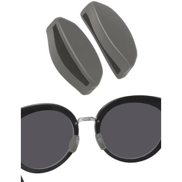 Imagem de BLAZERBUCK Almofadas de nariz de substituição para óculos de sol Oakley Frogskins Range OO9284/Nó superior OO9434/Side Swept OO9445/HSTN OO9464/Spindrift OO9474 - Ponte baixa cinza