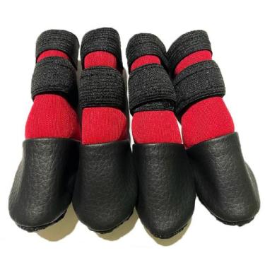 Imagem de Sapatinho cachorro Grande - Botinha pet - Napatinha, Vermelho