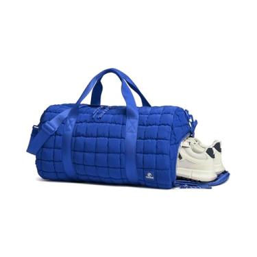 Imagem de Bolsa de ginástica acolchoada para mulheres Dazzle, Azul francês