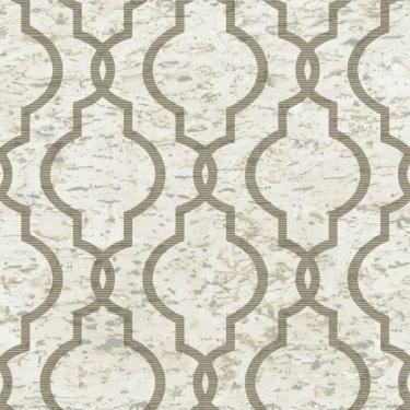 Imagem de Papel De Parede Shimmer Geometria Em Mármore Uk20930 - Rolo 10m X 0,52m