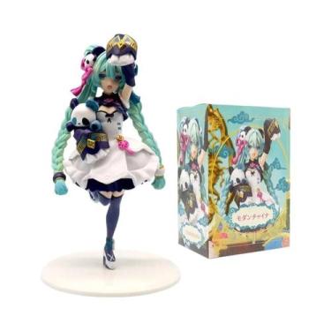Imagem de Kawaii 20cm Hatsune Miku Cinnamoroll Anime Figura Decorações Colecioná