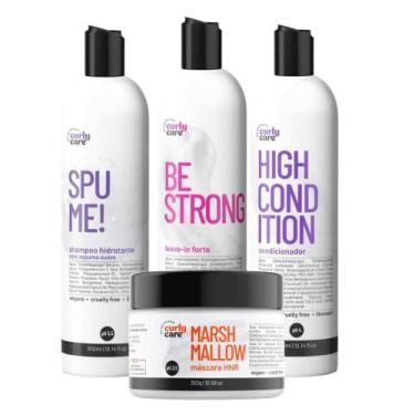 Imagem de Kit Curly Care - SpuMe HighCondition MarshMallow e BeStrong