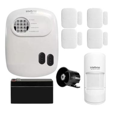 Imagem de Kit De Alarme Anm 24 Net 4 Sensor Magnético 1 Infra Pet - Intelbras