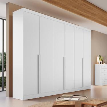Imagem de Guarda Roupa Casal 6 Portas em MDF Alvorada Bianchi
