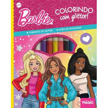 Imagem de Livro - Barbie - Colorindo Com Glitter