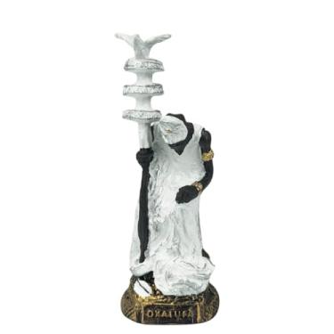 Imagem de Imagem Iemanjá Iansã Oxalá obaluaê Exu pomba gira orixás diversos modelos resina 15 cm (Oxalá Velho)