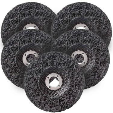 Imagem de Kit 5x Disco Strip Remove Limpa Tinta Verniz Ferrugem 4.1/2 - GALZER