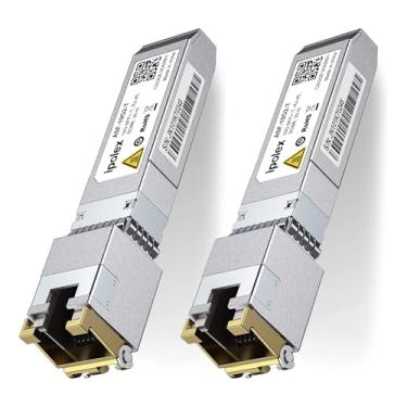 Imagem de Transceptor de cobre ipolex 10G SFP+ RJ45, módulo 10GBase-T para Cisco, Ubiquiti, D-Link, Supermicro, Netgear, Mikrotik (Cat6a/7, 30 metros)