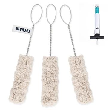 Imagem de Cotonete aplicador de lubrificante de pneu Wenss, 29,24 cm, pacote com 3, completo com medidor de profundidade de pneu