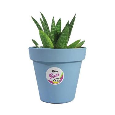 Imagem de Kit 10 Vasos para plantas arandela parede meia lua flores jardim verti