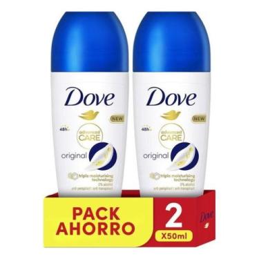 Imagem de Desodorante Dove Rollon Original 50 ml KIt C/2 unis