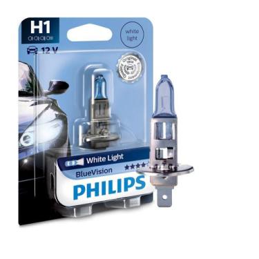 Imagem de Lampada H1 Philips Blue Vision 3700K 12V 55/60W Unitario