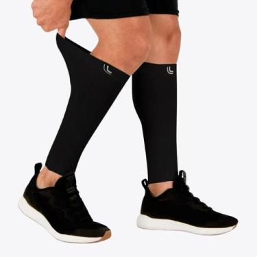 Imagem de Par de Canelito de Compressão Running Lupo 15000, Preto, M - Panturril