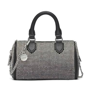 Imagem de DKNY Bolsa transversal Nell pequena, preta/prata