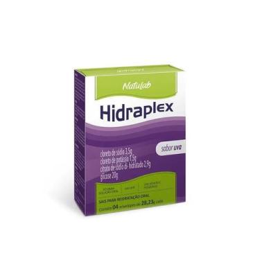 Imagem de Sais Para Reidratação Hidraplex Sabor Uva com 4 Envelopes - Natulab