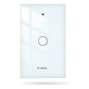 Imagem de Interruptor Velds Wifi Ilbw-1b 10a Bivolt Branco Touch 10 A 90v Branco