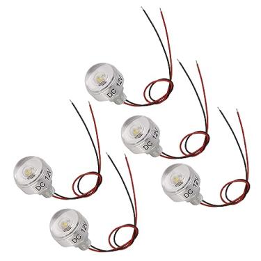 Imagem de Yuecoom 5 Peças De Led Embutidos Para Iluminação Poço Solo, Mini Luzes Paisagem Dc 12V 1W, Holofote Embutido, Luminária Deck Armário Joias, Teto E Escada
